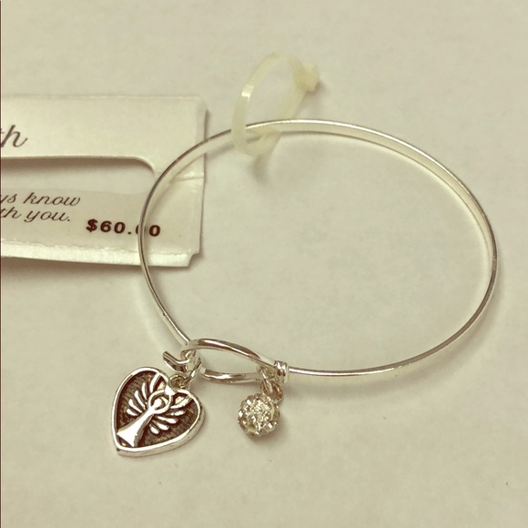 Jewelry - Fine Silver Plated Bracelet with Crystal